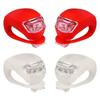 LED silikonová světla na horské kolo přední zadní Tlačítko klipové světlo na kolo