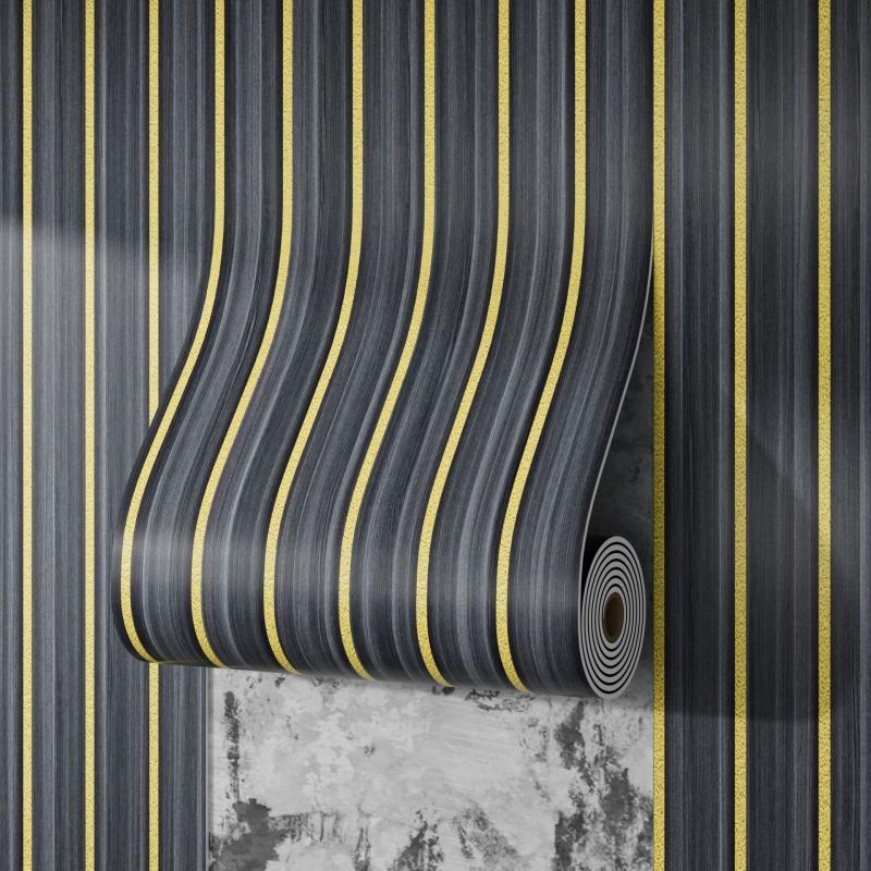 Thickened Faux Grille Self-Adhesive Fluted Panel Wallpaper Waterproof MoistureProof Home Accent Wall Renovation Sticker