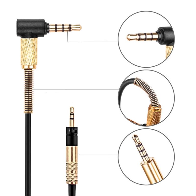 3.5mm Jack Headphone Cable for Sennheiser HD4.30/HD400/HD4.40/HD4.50 Headphone Replacement Audio Cable Cord