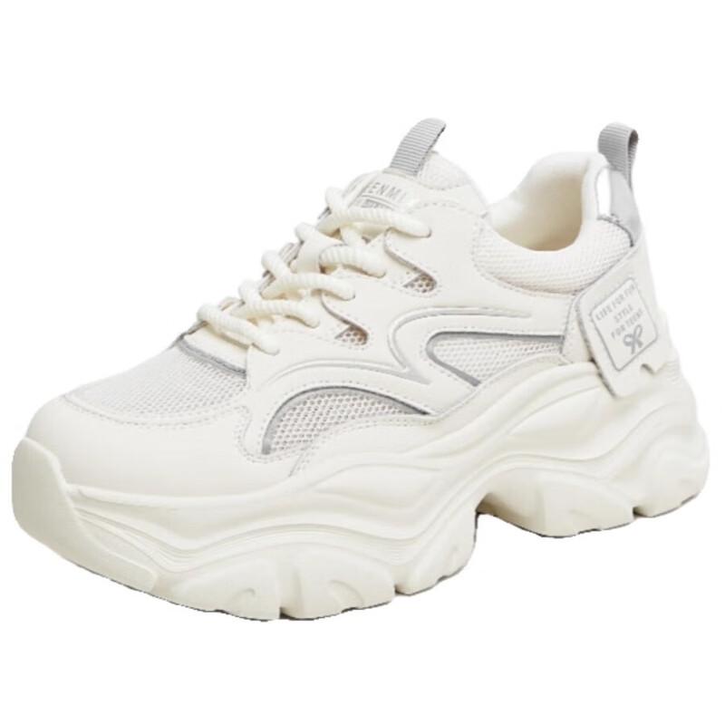 TEENMIX Women s Mesh Platform Dad Sneakers BL111BM5 35