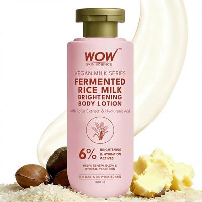 Fermented Rice Milk Brightening Body Lotion for Dull and Dehydrated Skin | MEN &WOMEN |200 ML