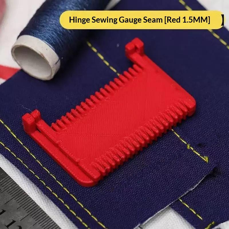 

**Sewing Guide Template For Consistent Stitches Spacing Precision Sewing Tool For Fabric Embroidery Leather Craft червоний