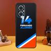 Étui de course Fernando Alonso Pour OPPO Reno 10 Pro 11 F 4 6 7 8 5 Lite 4Z 5Z 8T OPPO Find X6 Pro X5 X2 X3 Lite Coque