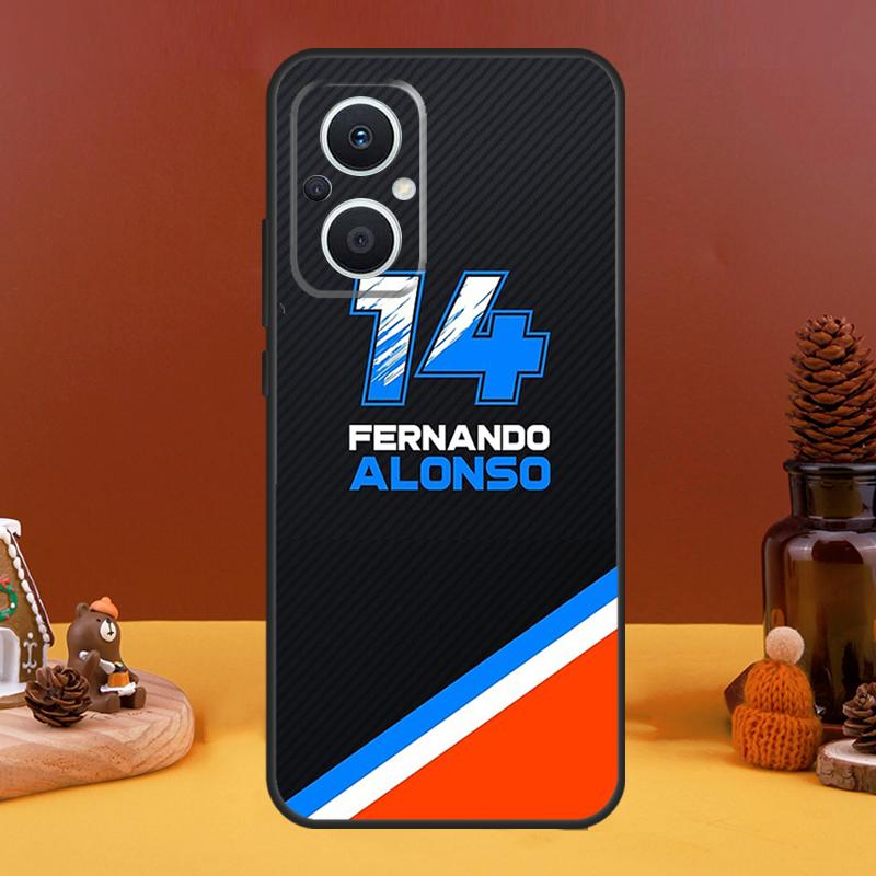 Étui de course Fernando Alonso Pour OPPO Reno 10 Pro 11 F 4 6 7 8 5 Lite 4Z 5Z 8T OPPO Find X6 Pro X5 X2 X3 Lite Coque