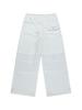 TUOMIO Eyelet Belt Bag Pants [White]