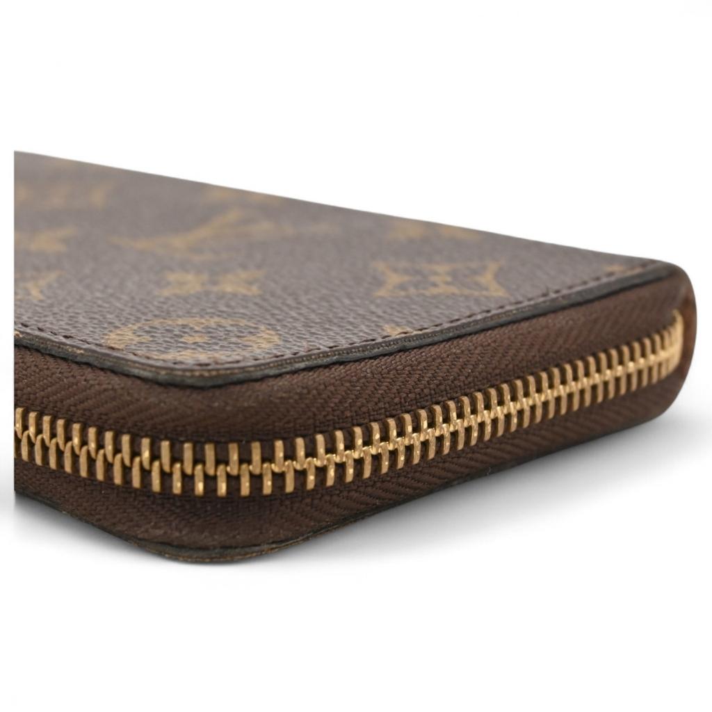 Auth Louis Vuitton Monogram Long Wallet Portefeuille Clemence lv2526bn