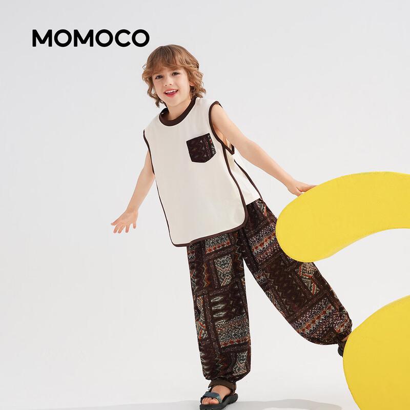 MOMOCO Boys' Summer Trendy Casual Two-Piece Set