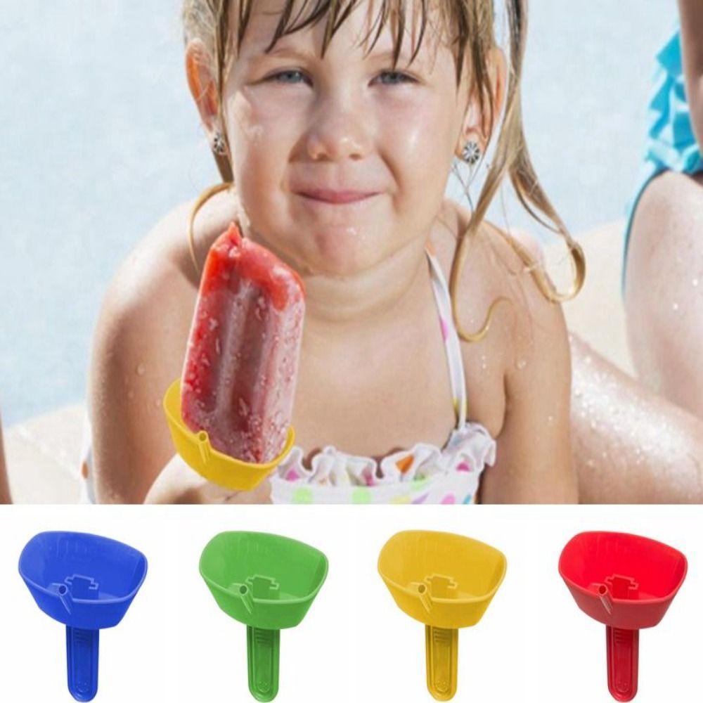 

With Straw Popsicle Rack Plastic Ice Pop Rack Anti-drip Tray For Kids Anti Dirty Mess Freezing синій