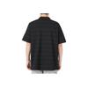 adidas Embroidered Striped Half-Button Polo Shirt Men Tops Black IA8163