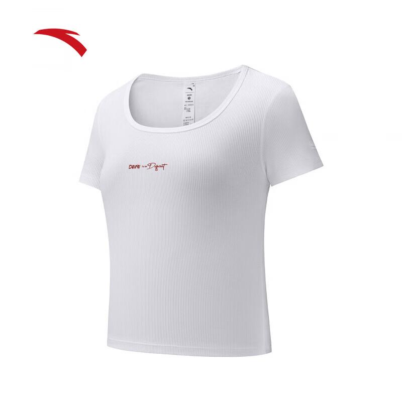 Anta Women's Slim-Fit Short Sleeve Sports T-Shirt