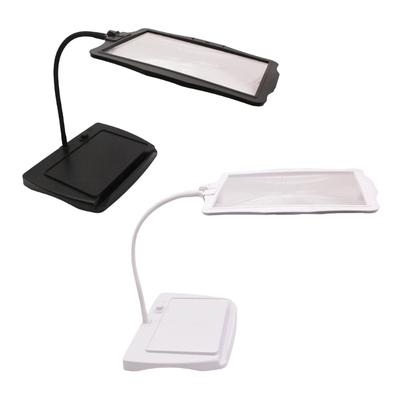 Desktop Magnifier with 48 LED Light  USB Rechargeable Magnifier for Reading & Repair Tasks In Horizontal or Vertical