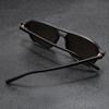 Vintage Men Women Big Polarized Sunglasses Men Square Shades Brand Designer UV400 Eyewear Oculos De Sol Double Beam Eyeglasses