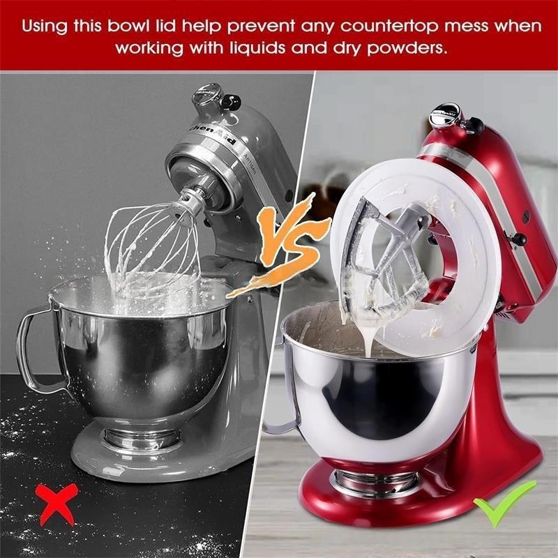 1Pcs Diy Accessories Mixers Bowl Covers For  4.5-5 Quart Tilt-Head Stand Mixers Bowl Covers Lid