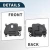 HVAC Heater Blend Air Door Control Actuator Replacement for CHRYSLER 300 Durable No.68238243AA | Air Door Actuator 2 Pcs for DODGE CHALLENGER