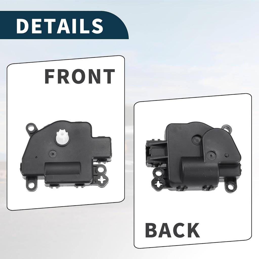 HVAC Heater Blend Air Door Control Actuator Replacement for CHRYSLER 300 Durable No.68238243AA | Air Door Actuator 2 Pcs for DODGE CHALLENGER