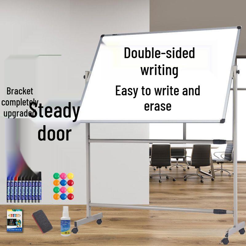 Mobiler zweiseitiger magnetischer Whiteboard-Ständer für Zuhause, Büro oder den Unterricht
