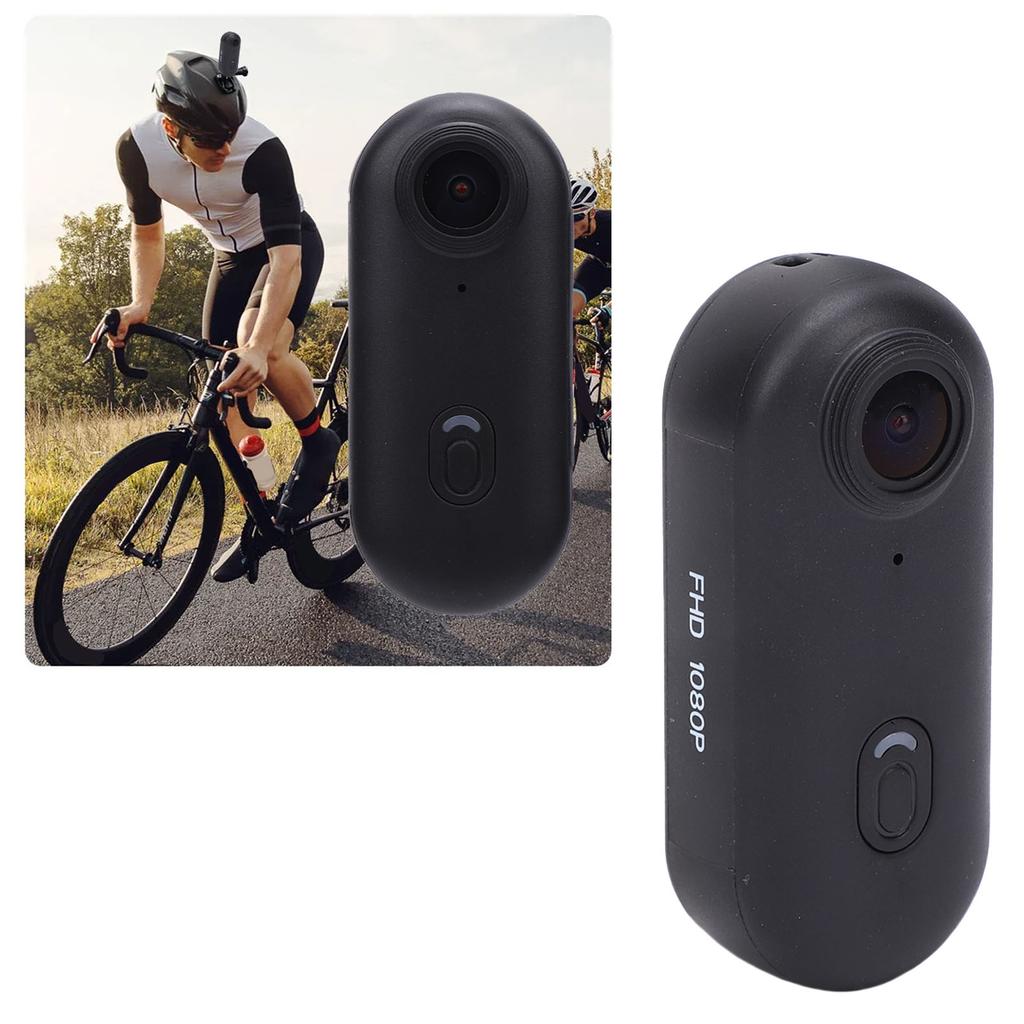 Action Camera with Magnetic Lanyard Spring Clamp Easy Mounting 4K Photos 1080p Video Portable Vlog POV Recording for Cycling Motorcycle
