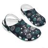 Unisex EVA Water Clogs Fashion Printed Soft Comfort Soft Slip On Water Friendly Shower Pool Beach Bathroom Daily Shoes Beach Wear