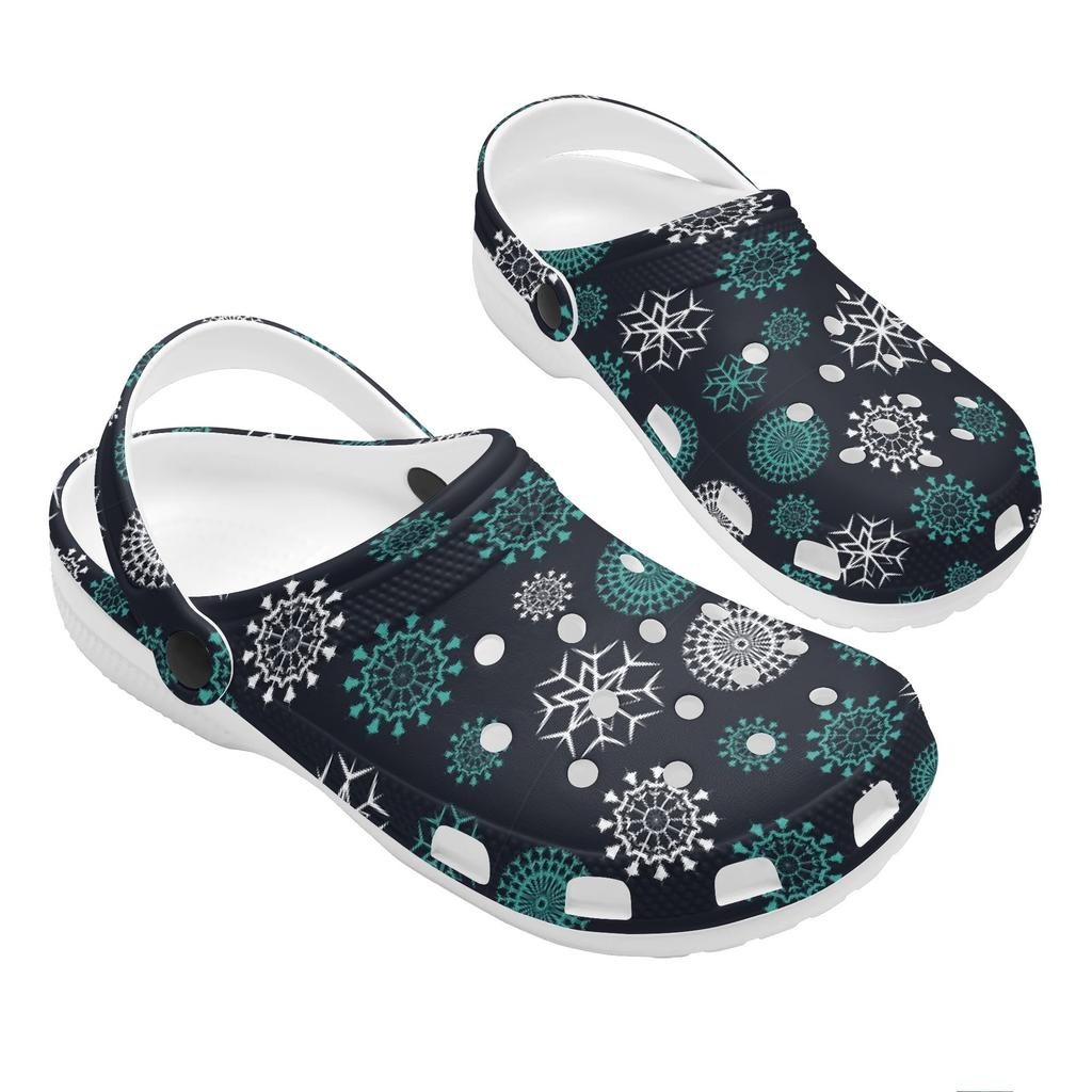 Unisex EVA Water Clogs Fashion Printed Soft Comfort Soft Slip On Water Friendly Shower Pool Beach Bathroom Daily Shoes Beach Wear