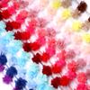 20pcs 5.5cm Chiffon Cluster Flowers Colorful Artificial Flowers For DIY Wedding Party Lace Trim Clothing Gifts Decor Accessories