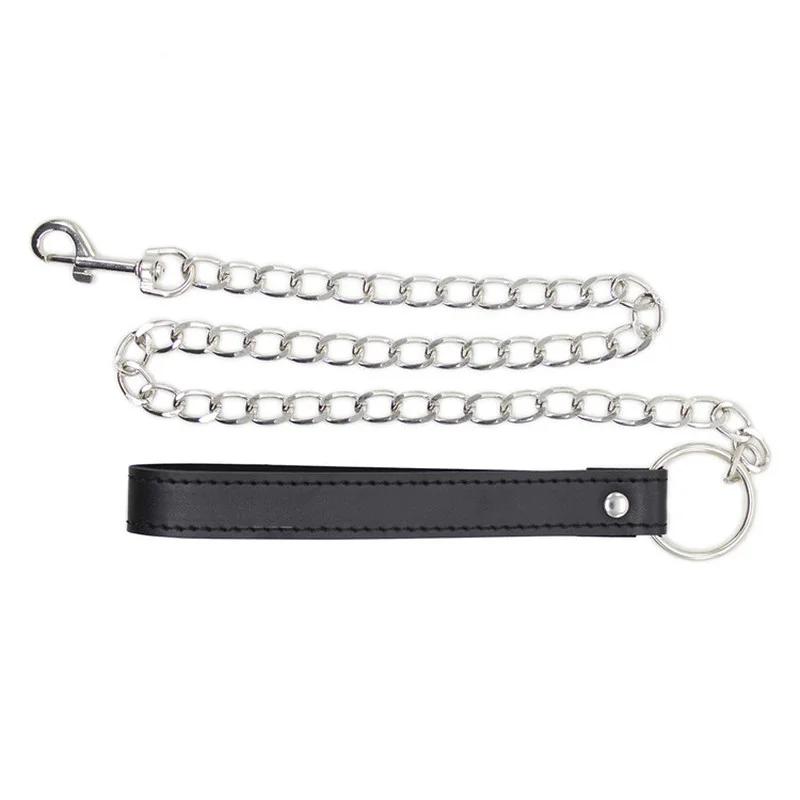 Erotický černý měkký houbičkový polstrovaný vnitřek kožený chastity postojový krční obojek pro choker bondage párový postroj sexuální produkty