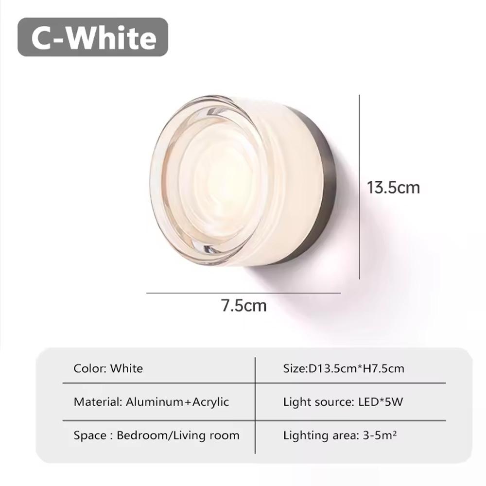 Nordic LED Wall Lamp Jelly Design Decorative Wall Lamp Corridor Study Restaurant Home Decoration Creative Lighting Fixtures