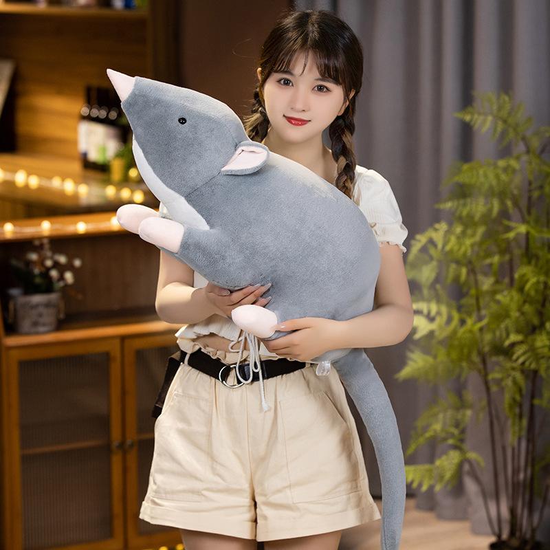 Simulated Mouse Doll Plush Toy Cute Mouse Dolls Rag Dolls Boys and Girls Large Pillow Gift