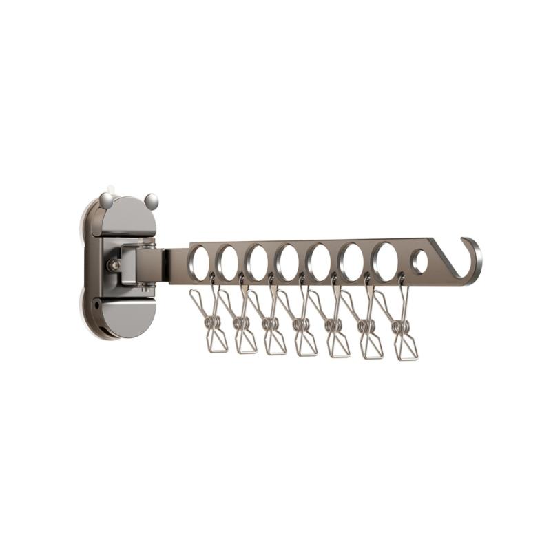 No Damage Wall Adhesive Drying Rack Efficient Designs Flexible Angle Adjustment Multiple Purpose Laundry Organizers