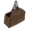 Portable Canvas Log Carrier Firewood Storage Tote Bag Organizer Fireplace Accessories
