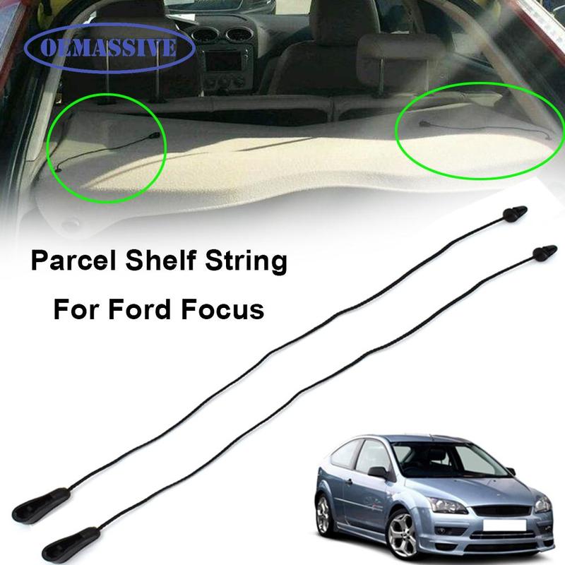 

OEMASSIVE 2X For FORD FOCUS 2 hatch MK2 2004-2011 REAR TRUNK Parcel Shelf Tray Load Inner Tonneau Cover Lift string strap Clips