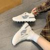 Fashion Platform Heightened Women's 2025 Autumn New Trend Versatile Fashion Lightweight Breathable Casual Sneakers