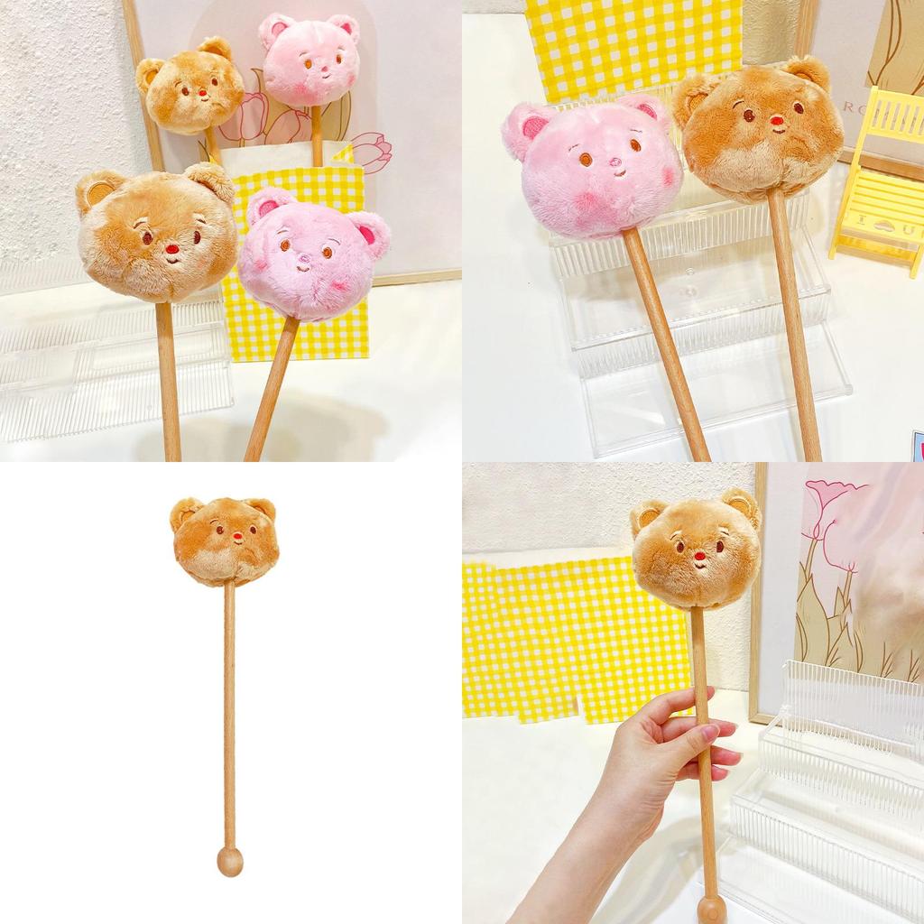 Kremowy Miś Pluszowy Młotek Masujący Z Miękkiego Pluszu Dla Dzieci I Dorosłych