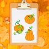Autumn Carbon Steel Cutting Dies Stencils for DIY Scrapbooking Photo Album Decorative Embossing Paper Card Stainless Steel Color Pumpkin Pattern