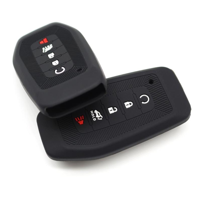 Premium Silicone Protective Case For 5 Button Car Key Fob Soft Anti Slip Durably Cover
