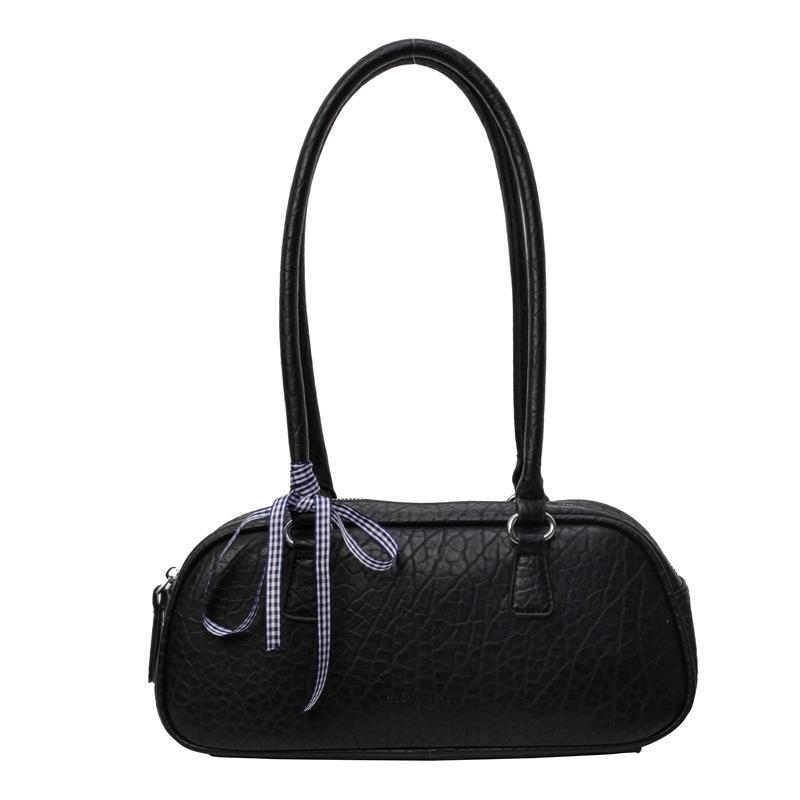 Fashion design baguette bag women's 2025 spring new simple high-quality texture shoulder armpit bag