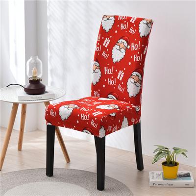 Christmas Printing Dining Chair Covers Modern Removable Anti -Dirty Kitchen Seat Case Stretch Chair Slipcovers For Home Banquet