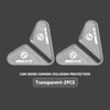 FA42/4pcs Car Door Corner Protective Anti-collision Guard Covers For BMW Performance M E87 E30 E46 E28 F35 G20 E93 F20 X3 X