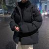 Autunno Inverno Nuova Moda Manica Lunga Collo Alto Tinta Unita Parka Abbigliamento da Uomo Coreano Bottone Caldo Versatile Semplicità Tendenza Top