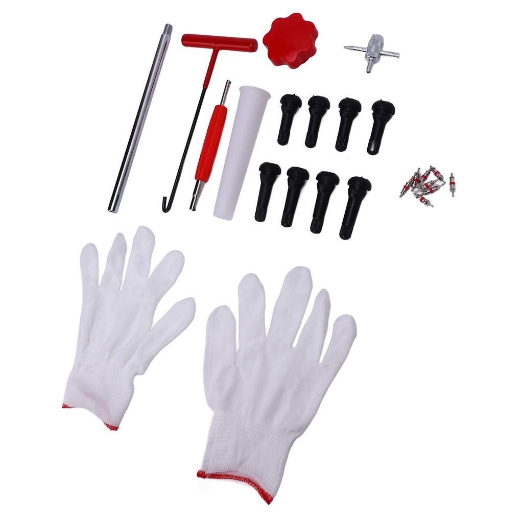 24PCS Tire Valve Change Tool Quick Change Tire Valve Repair Install Tool for Replacing Leaky Valves In Cars ATVs Trucks