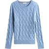 Logo Print Crew Neck Pullover Sweater Women Sweater WW0WW43586C2B