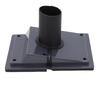 HVAC Wall Penetration Line Set Cover Kit Plastic Split AC Line Set Wall Cover with Soft Gasket for Indoor Outdoor   Conditioner