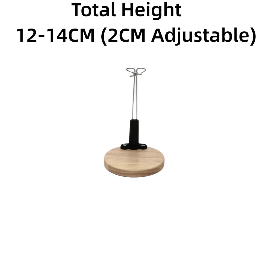 Metal Wire Support Doll Support Holder Wooden Base Doll Stand Figure Display Stand Collectibles