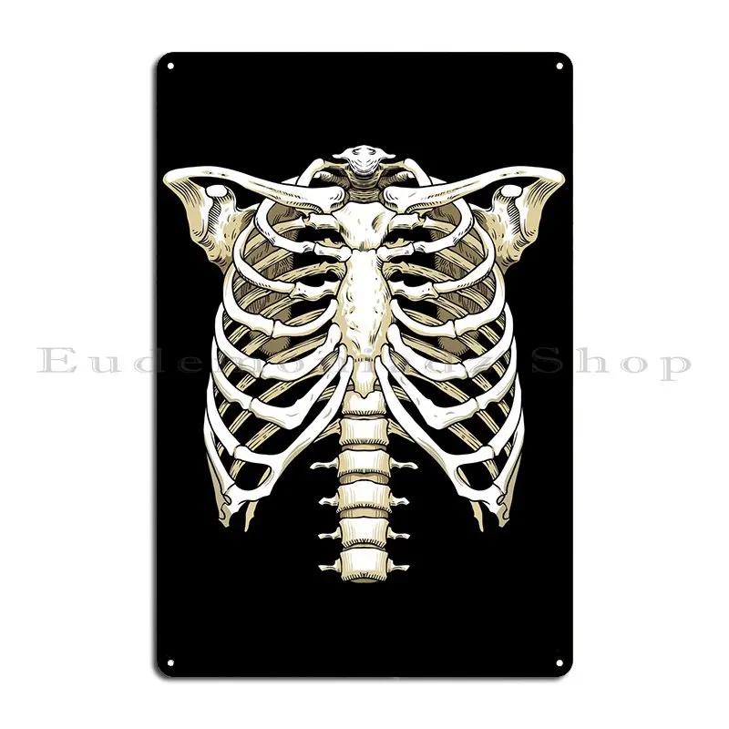 Skeleton Halloween Costume Metal Sign Party Designs Retro Create Club Tin Sign Poster 20X30CM