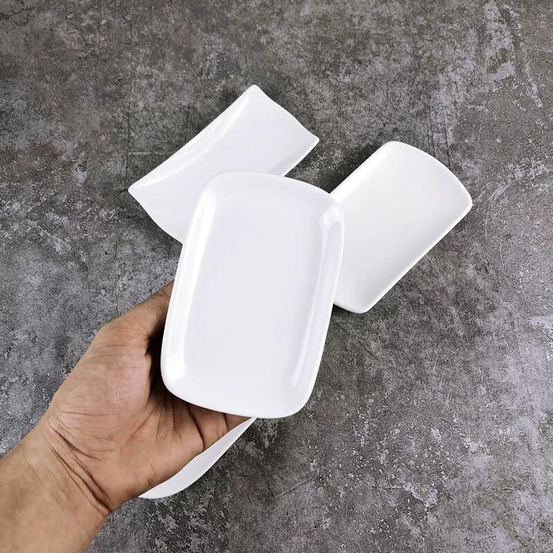 Pure White Oval Ceramic Towel & Soap Dish