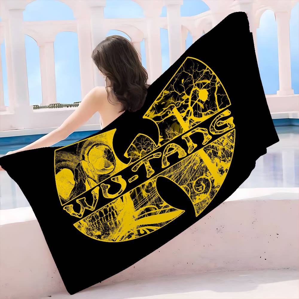 WU-TANG-CLAN HIP-HOP Combination Microfiber Beach Towel Absorbent Quick Dry Soft Yoga Swimming Resort Mountain Climbing Towel
