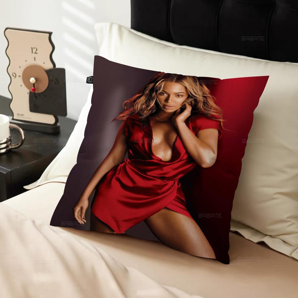 Retro B-Beyonce Singer Cushion Cover Decorative Pillow Sofa Home Decor Case Pillow Cases