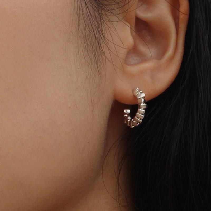 

NORMALLEE Sand Earrings Silver