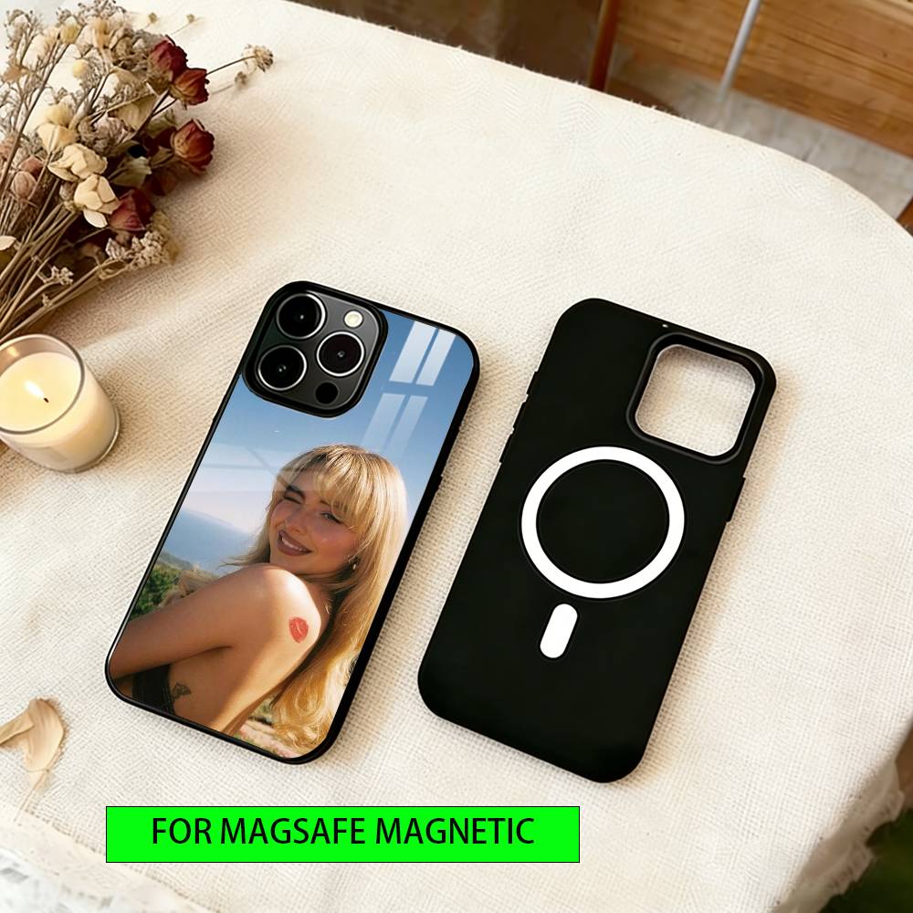 

Actor Sabrina Carpenter Phone Case For iPhone17,16,15,14,13,12,11 Plus,Pro Magnetic For Magsafe Wireless Charging iPhone13