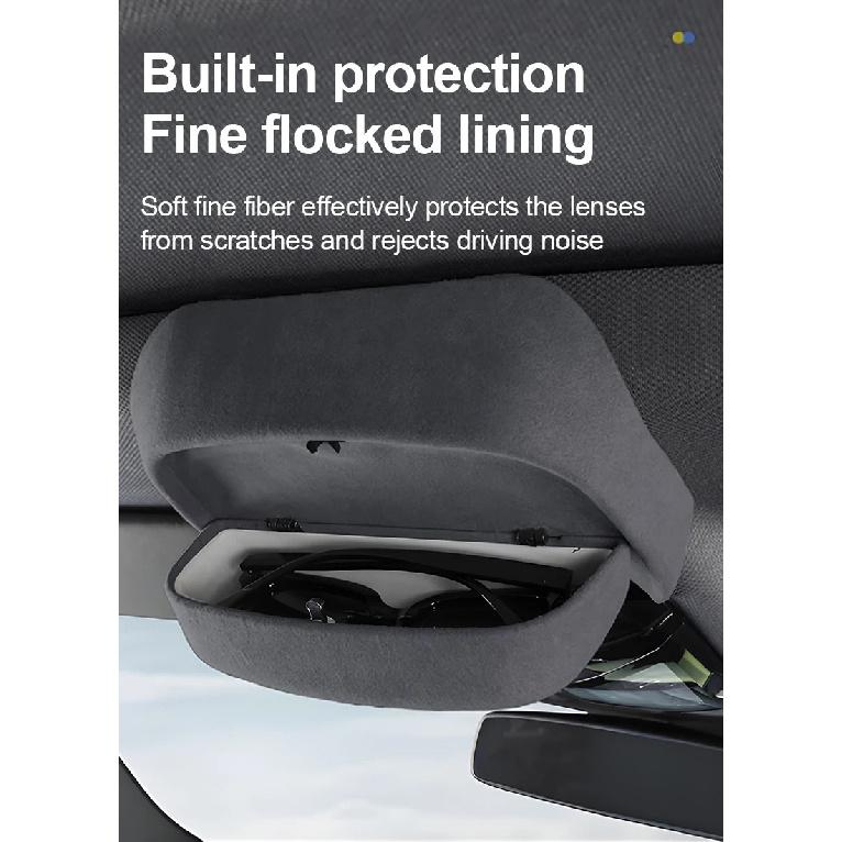 Car Glasses Box For BYD Seal 2022 2023 2024 2025 Glasses Case Sunglasses Holder Protective Storage Interior Easily Installable