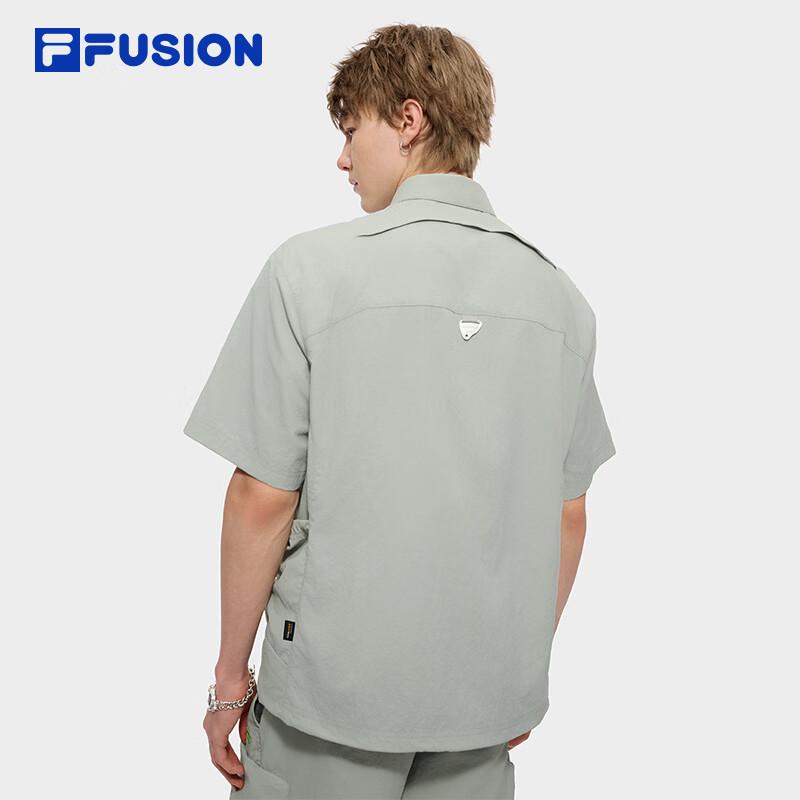 FILA FUSION Men's Casual Loose Short Sleeve Shirt